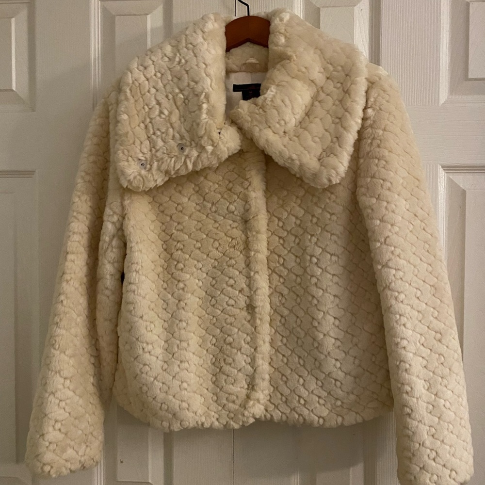 Willi Smith faux fur jacket.